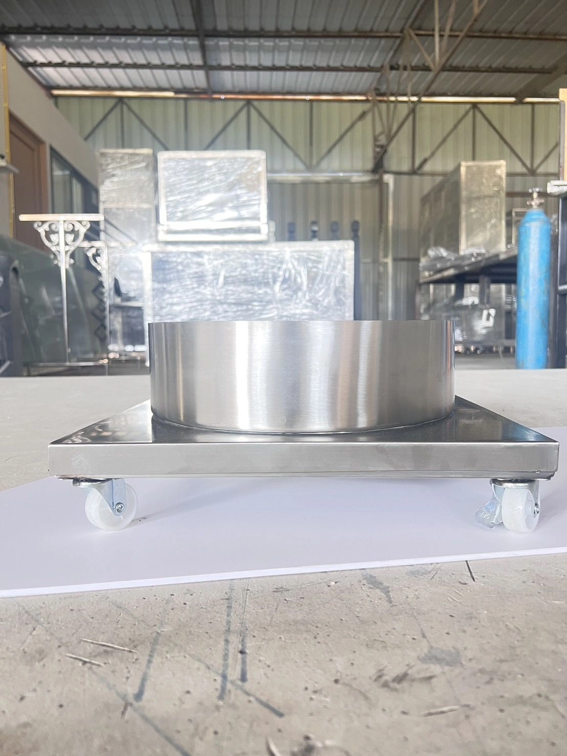 แท่นวางถังแก๊ส สแตนเลส